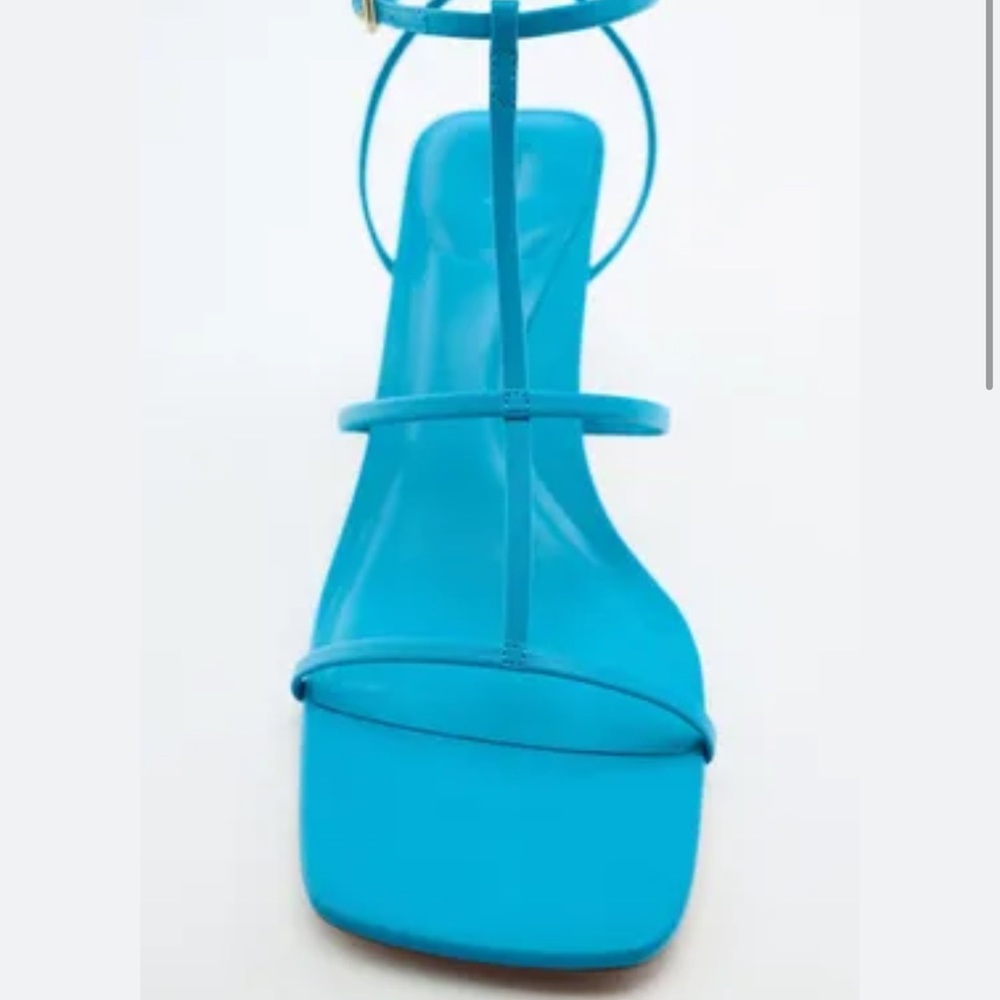 Zara open toe heels
